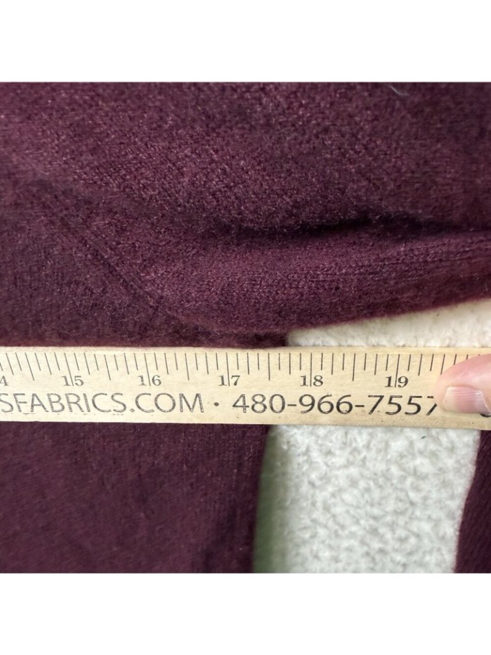 Quince Cashmere Sweater Women’s Medium Burgundy - Picture 3 of 6